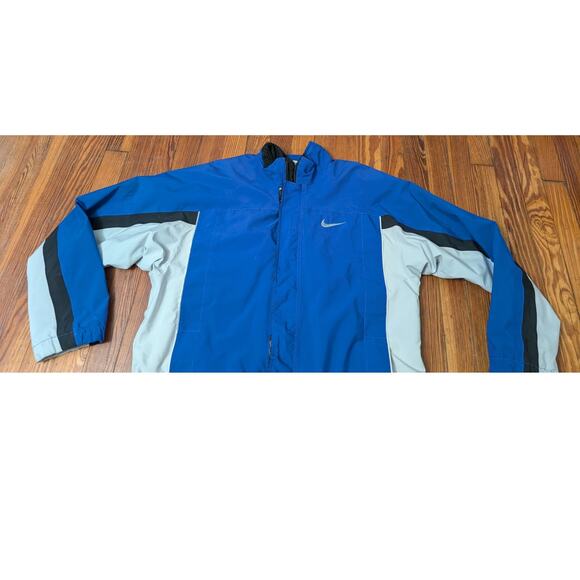 Nike NYC Marathon Storm Fit Blue Mens Large Jacket - Picture 3 of 6